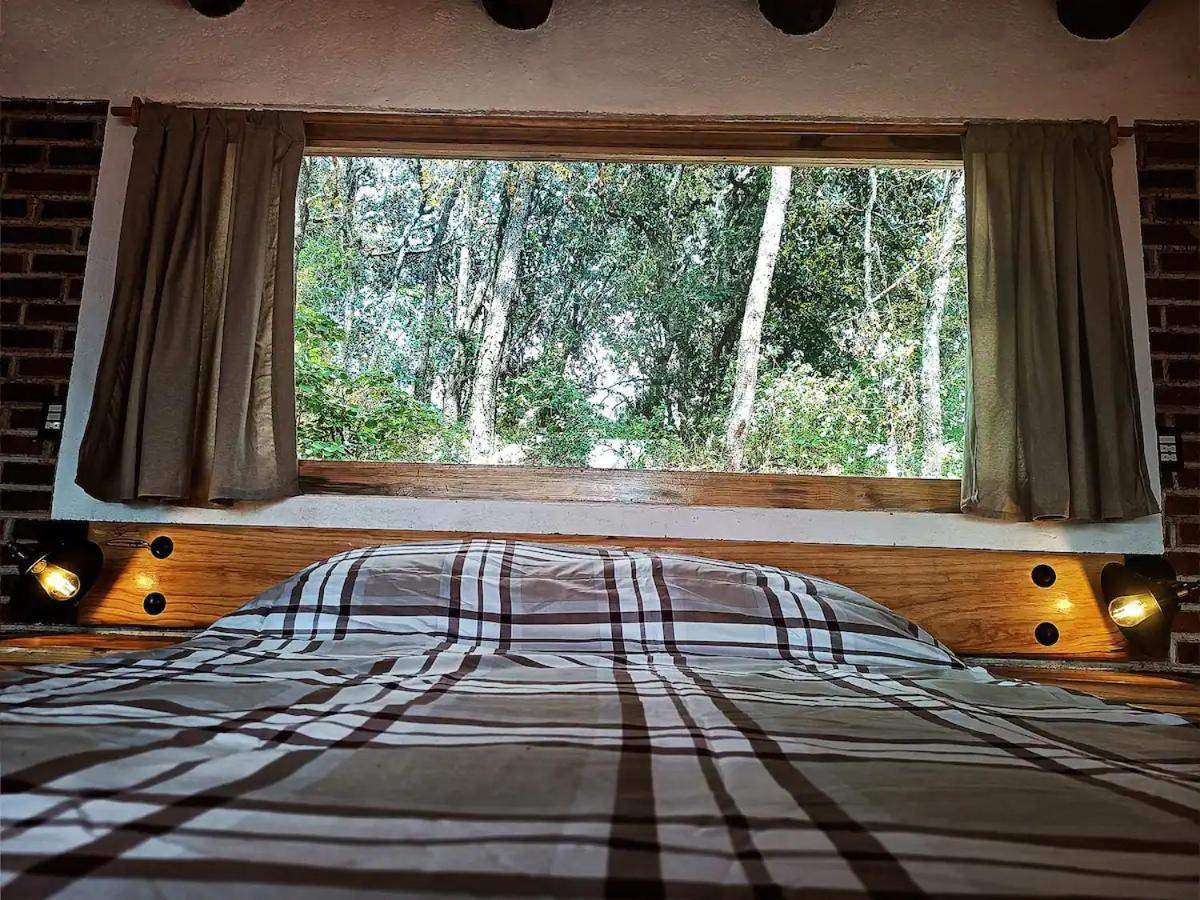 Cabana Para Pareja En El Bosque Ib Acaxochitlan Bagian luar foto