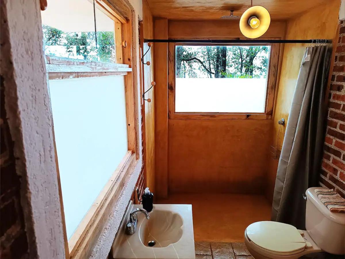 Cabana Para Pareja En El Bosque Ib Acaxochitlan Bagian luar foto